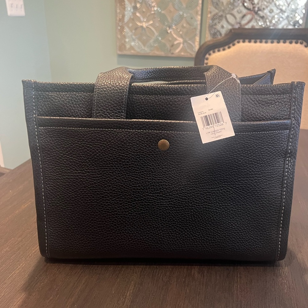 NWT Coach Cargo Leather Tote - Picture 3 of 10